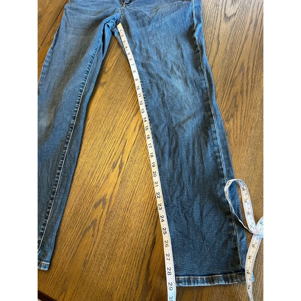 Kut from the Kloth Skinny Jeans Cotton Denim Indigo Blue Sz 8 Casual Chic